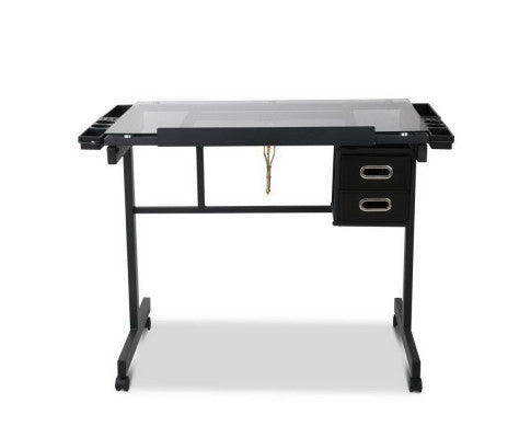 Adjustable Drawing Desk - Black and Grey