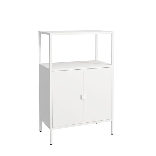 Filing Cabinet Storage Office Cabinets 4 Tier Metal Home Shelves White