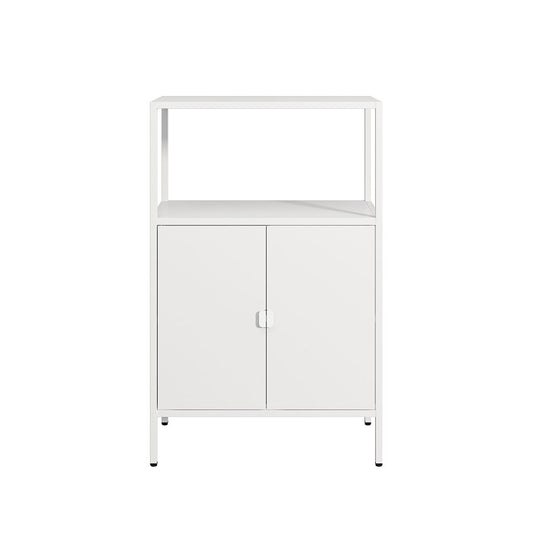 Filing Cabinet Storage Office Cabinets 4 Tier Metal Home Shelves White
