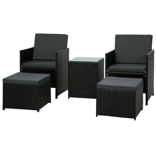 Recliner Chairs Sun Lounge Wicker Lounger Outdoor Furniture Patio Sofa