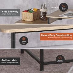 Coffee Table 2 Tier Split Level Stylish Modern Design